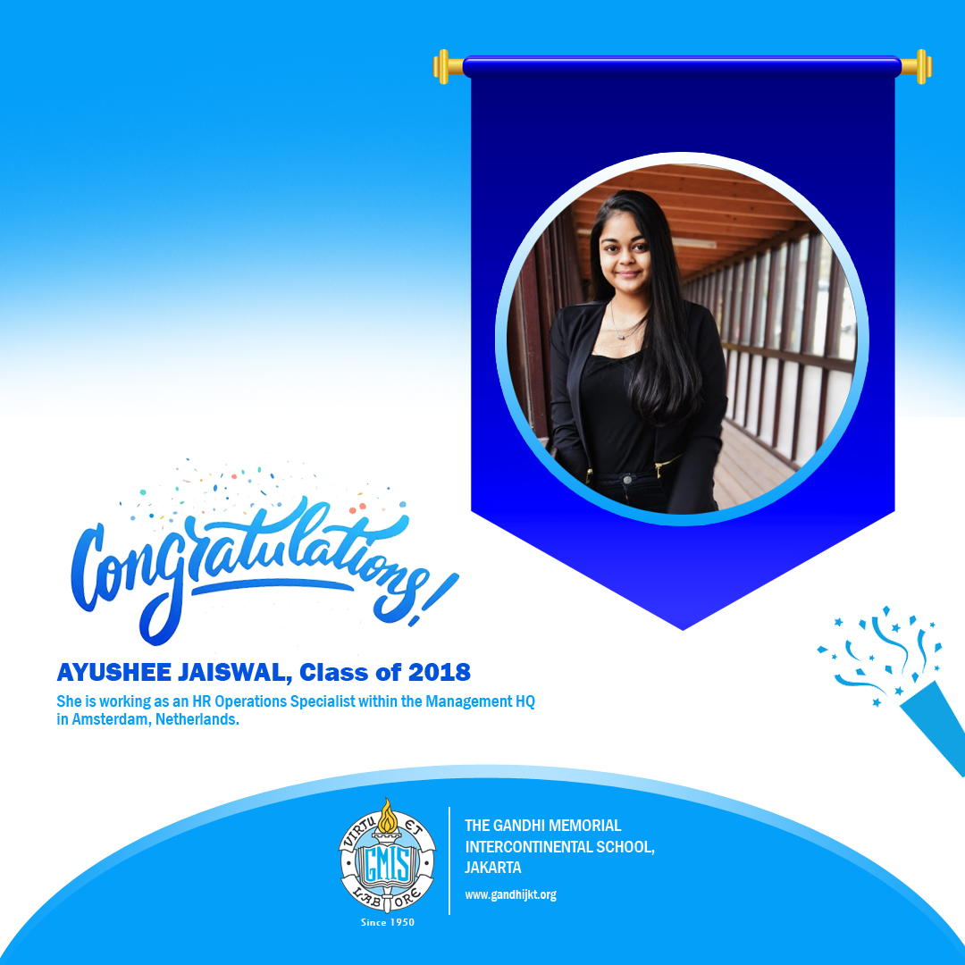 Ayushee Jaiswal Class of 2018 Ayushee Jaiswal Class of 2018