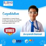 Congratulations to Avyansh Bansal