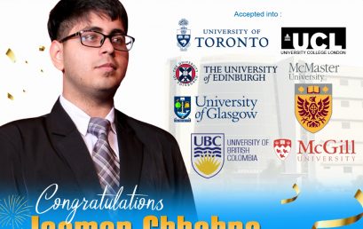 Congratulations Jasman Chhabra