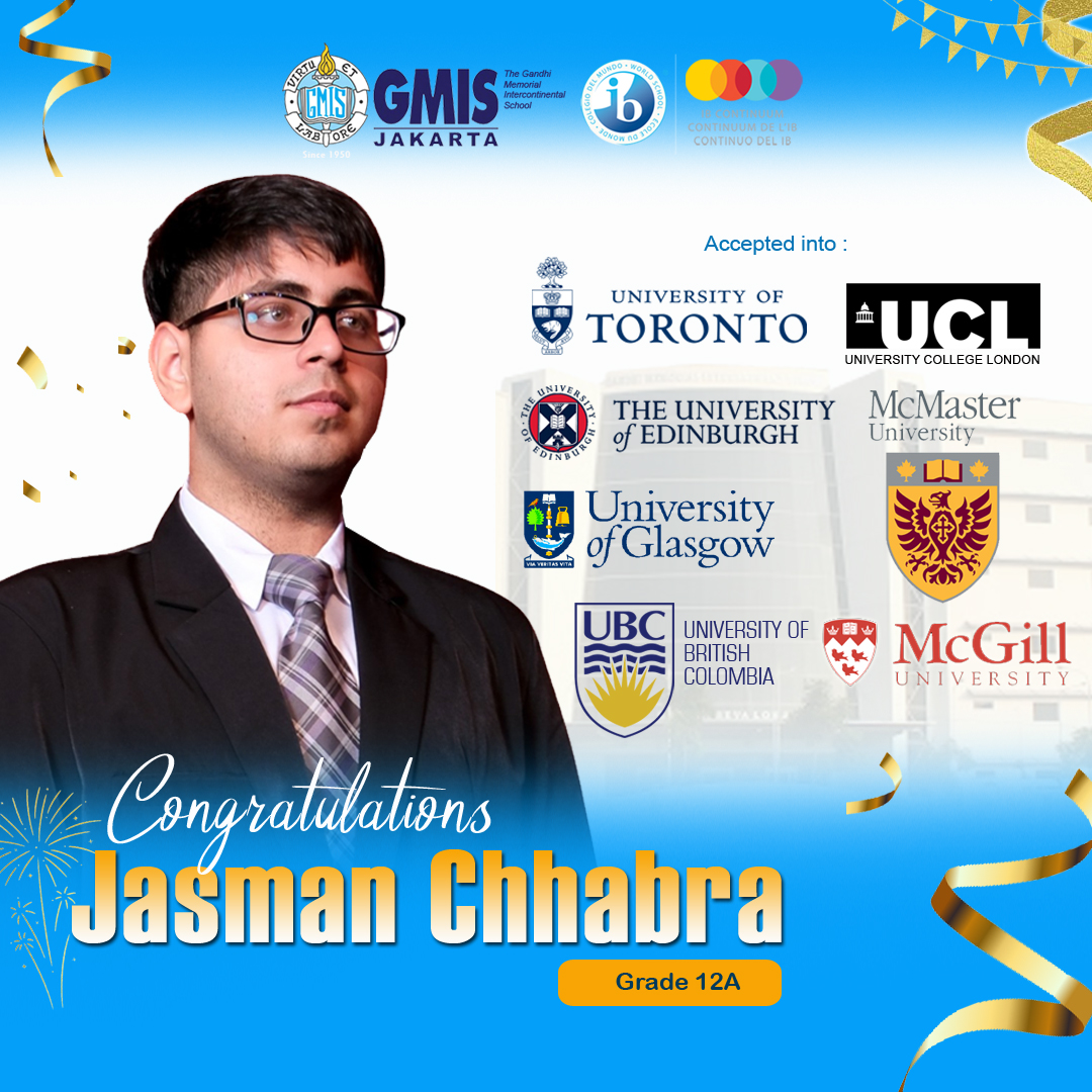 Congratulations Jasman Chhabra