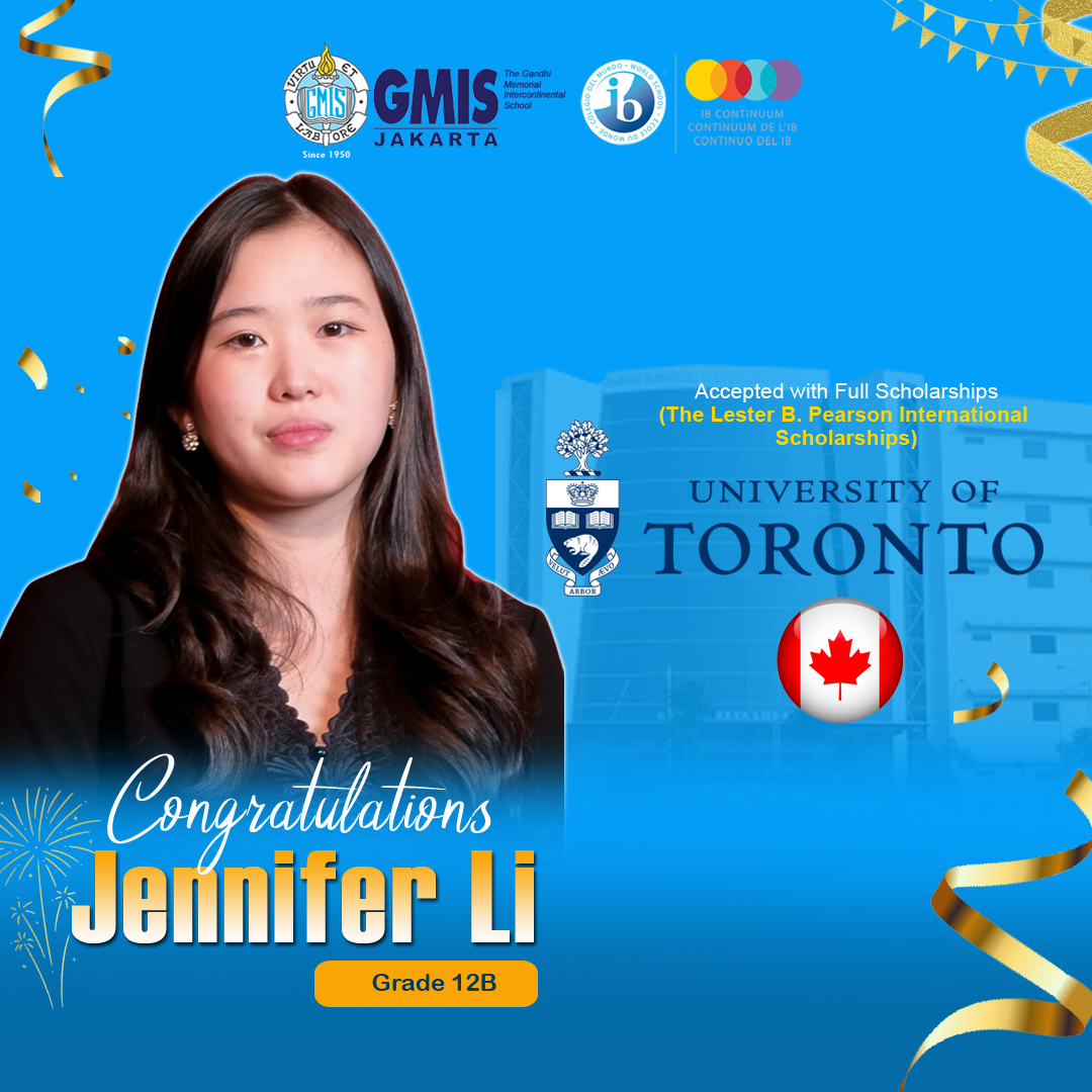 Congratulations Jennifer Li