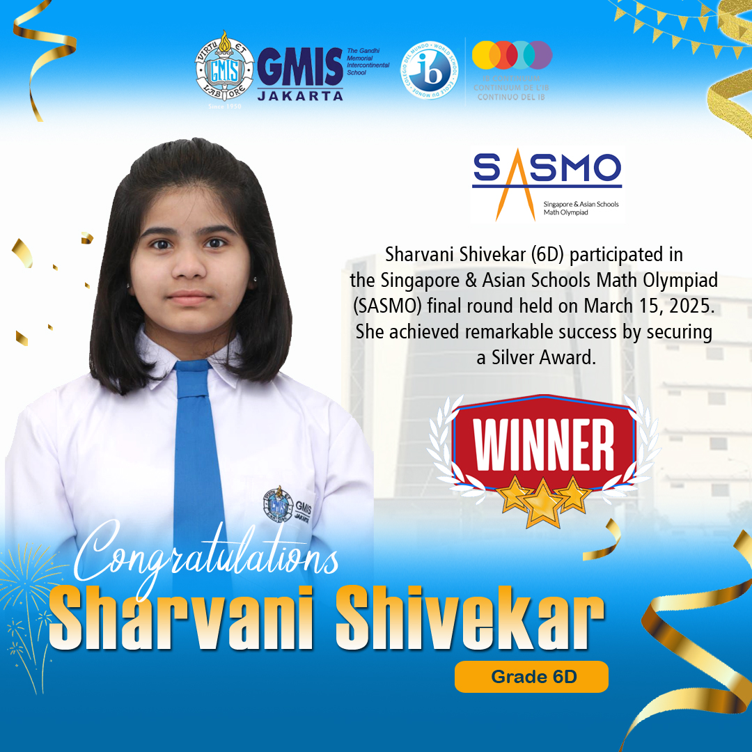 Congratulation to Sharvani Shevikar Congratulation to Sharvani Shevikar
